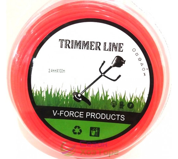 Волосінь для тримера 2,4 мм коло 100м (SD2-27)